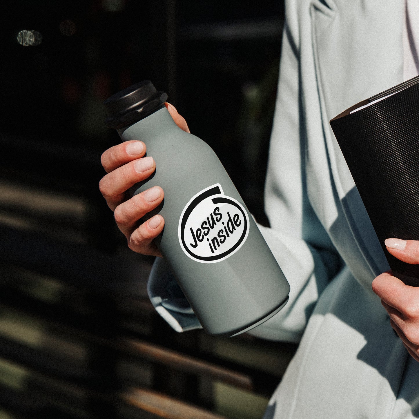 Jesus Inside Vinyl Sticker