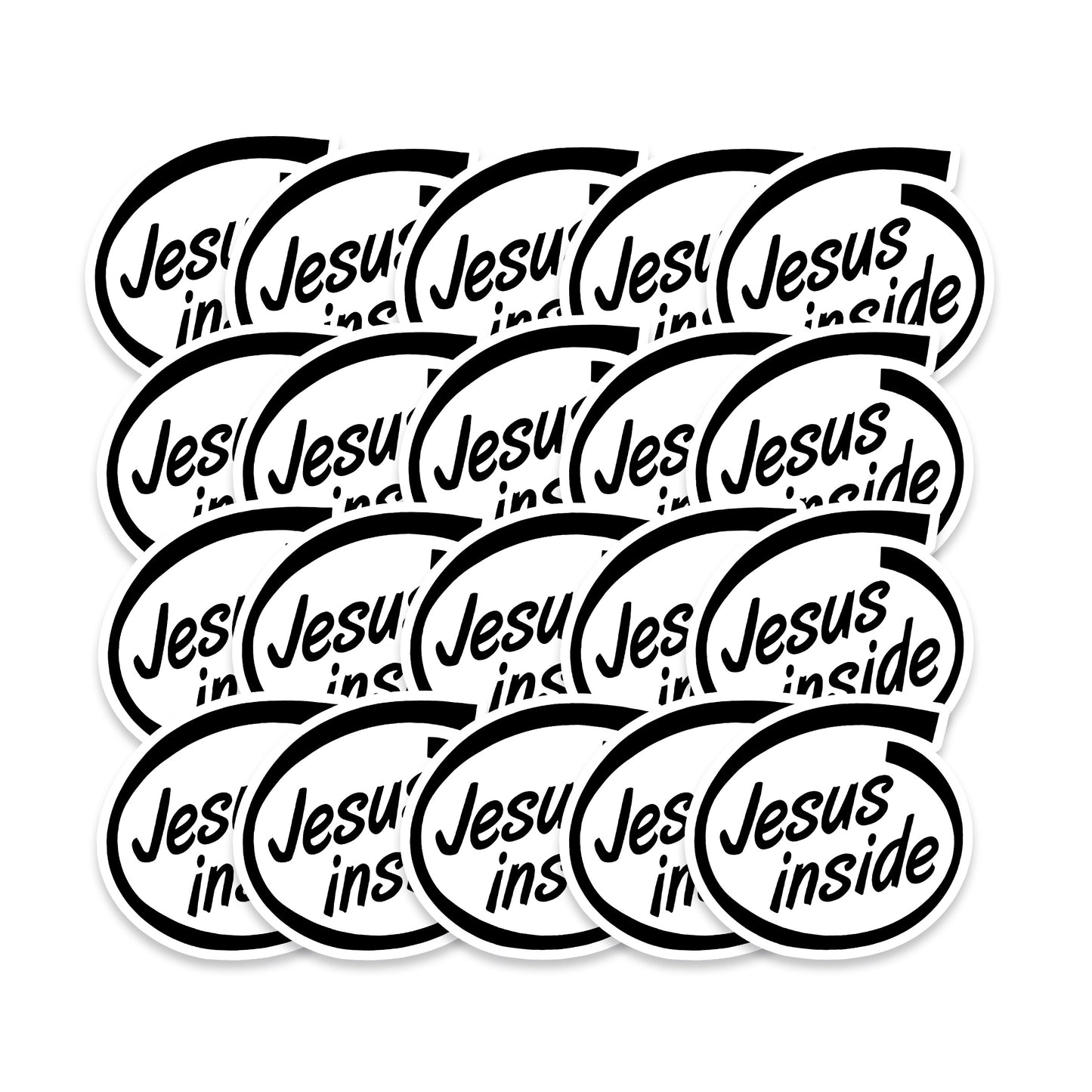 Jesus Inside Vinyl Sticker