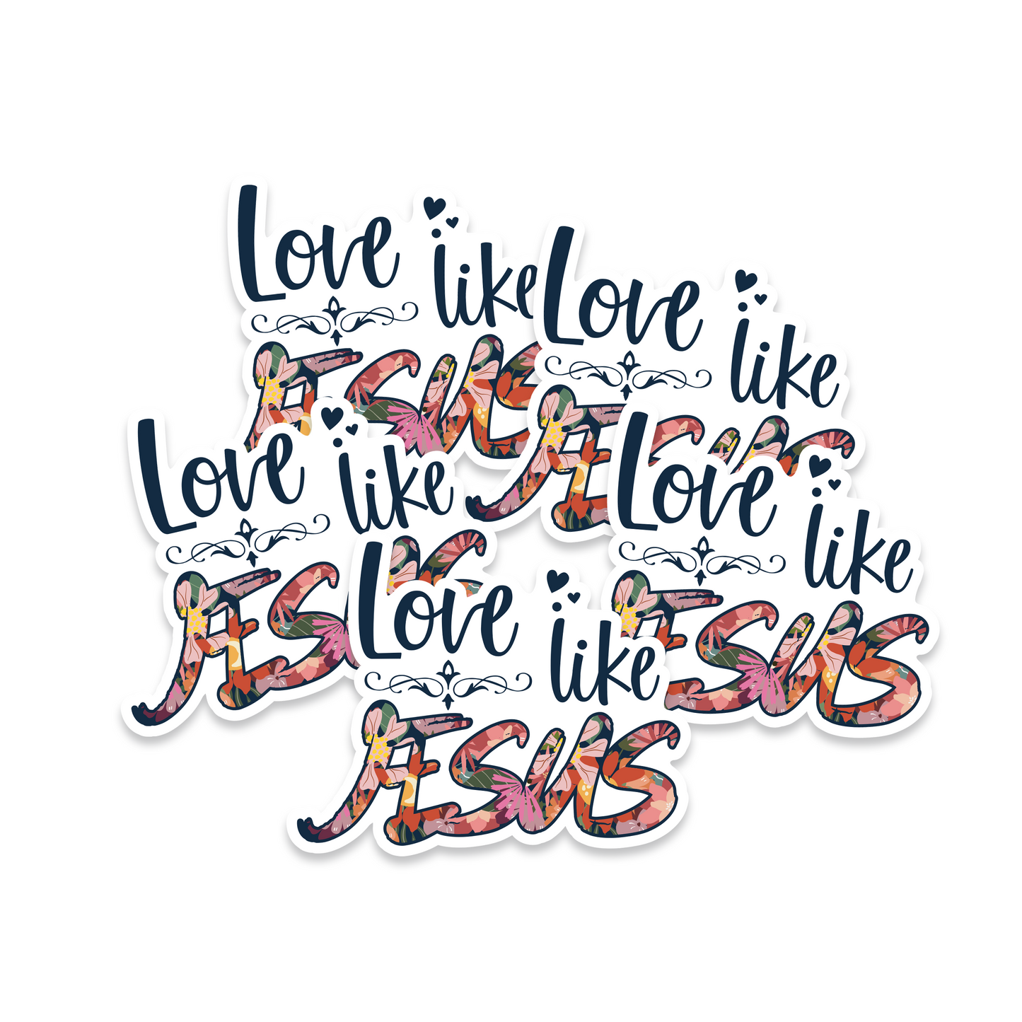 Love Like Jesus Vinyl Sticker