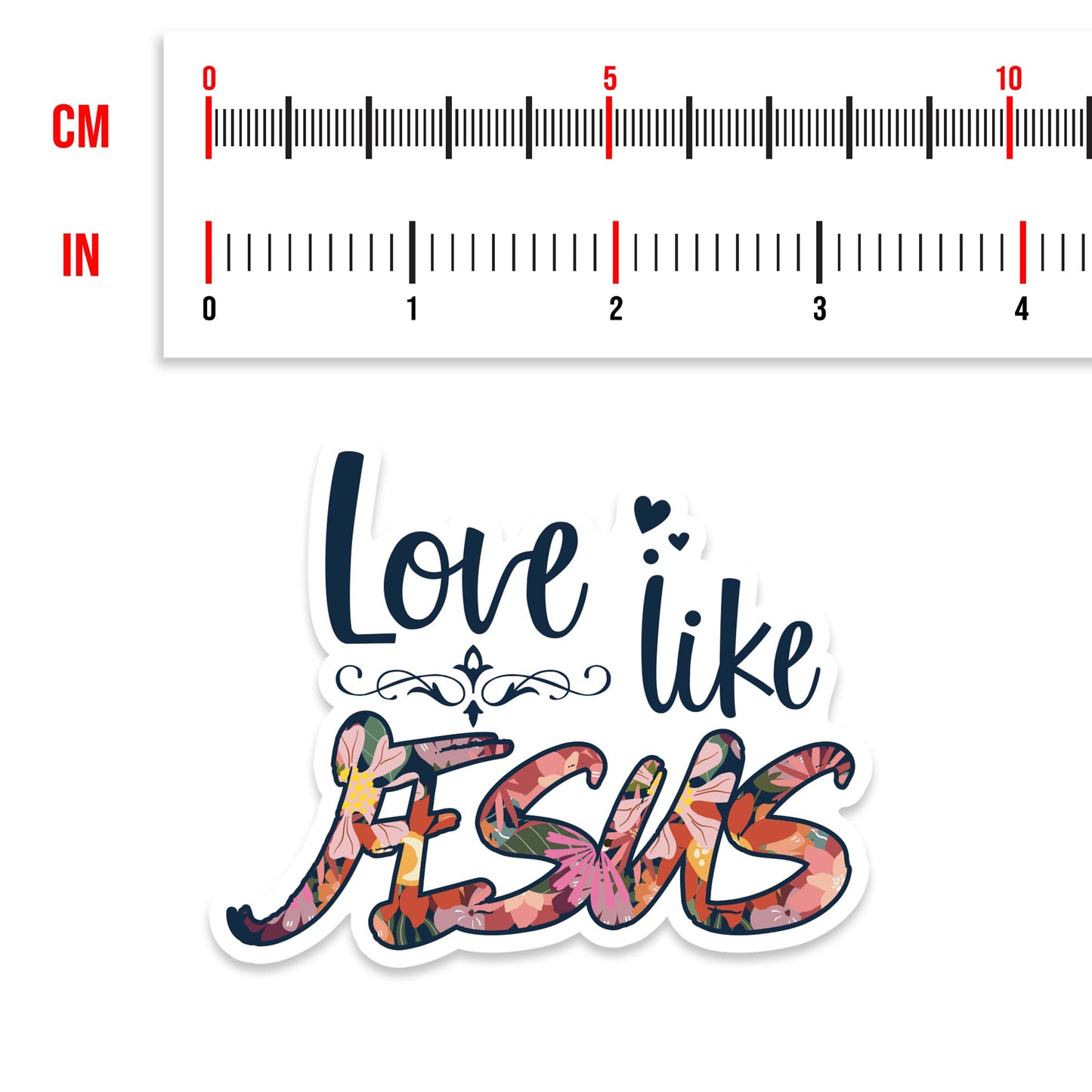 Love Like Jesus Vinyl Sticker