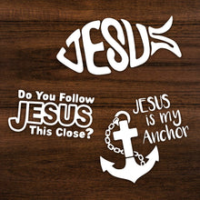 Load image into Gallery viewer, Vinyl Jesus Sticker Pack - 1 of Each