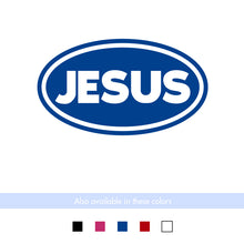 Load image into Gallery viewer, Jesus Oval Vinyl Transfer Decal