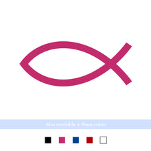 Load image into Gallery viewer, Jesus Fish Symbol Vinyl Transfer Decal