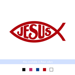 Jesus Fish Vinyl Transfer Decal