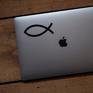 Jesus Fish Symbol Vinyl Transfer Decal