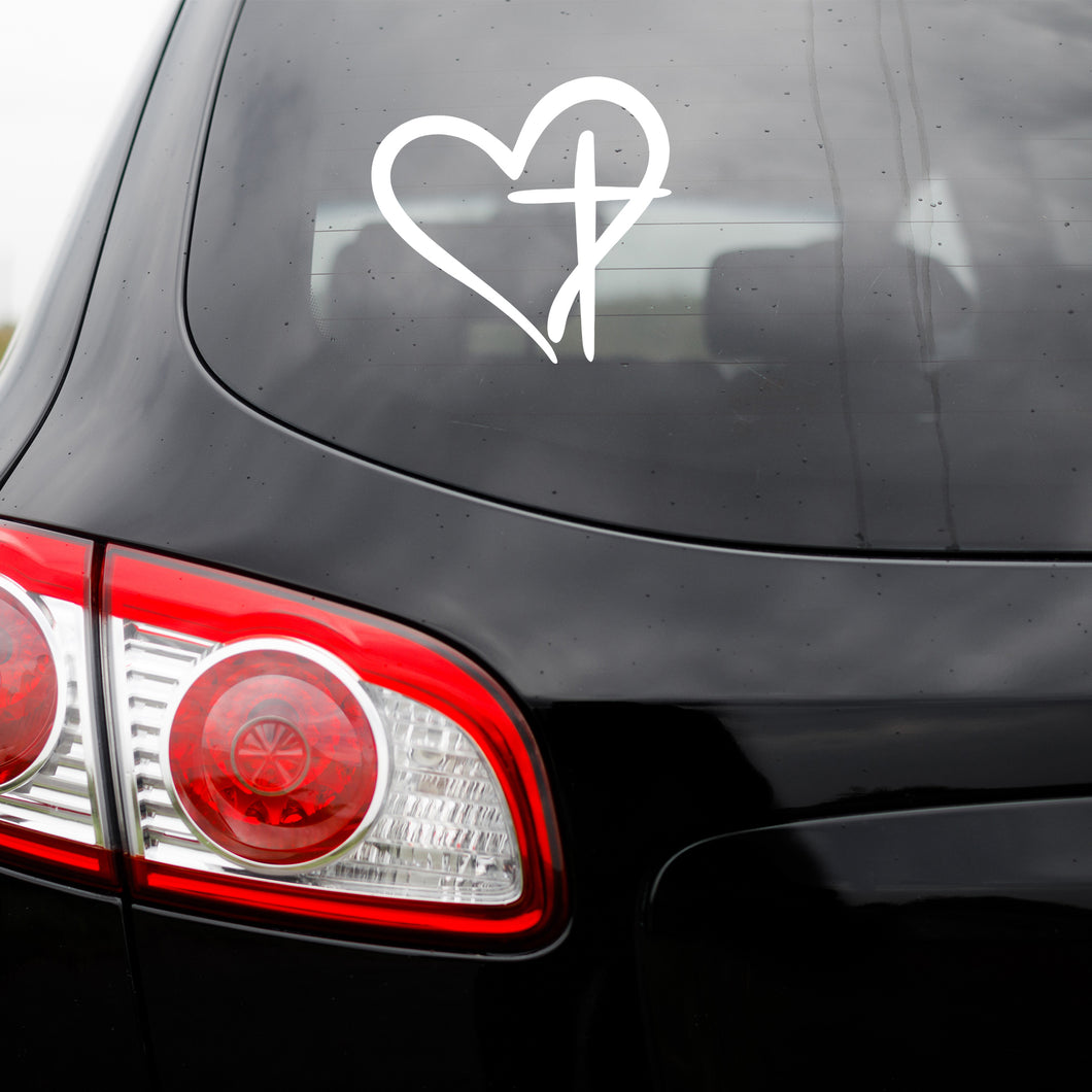 Love The Cross Vinyl Transfer Decal